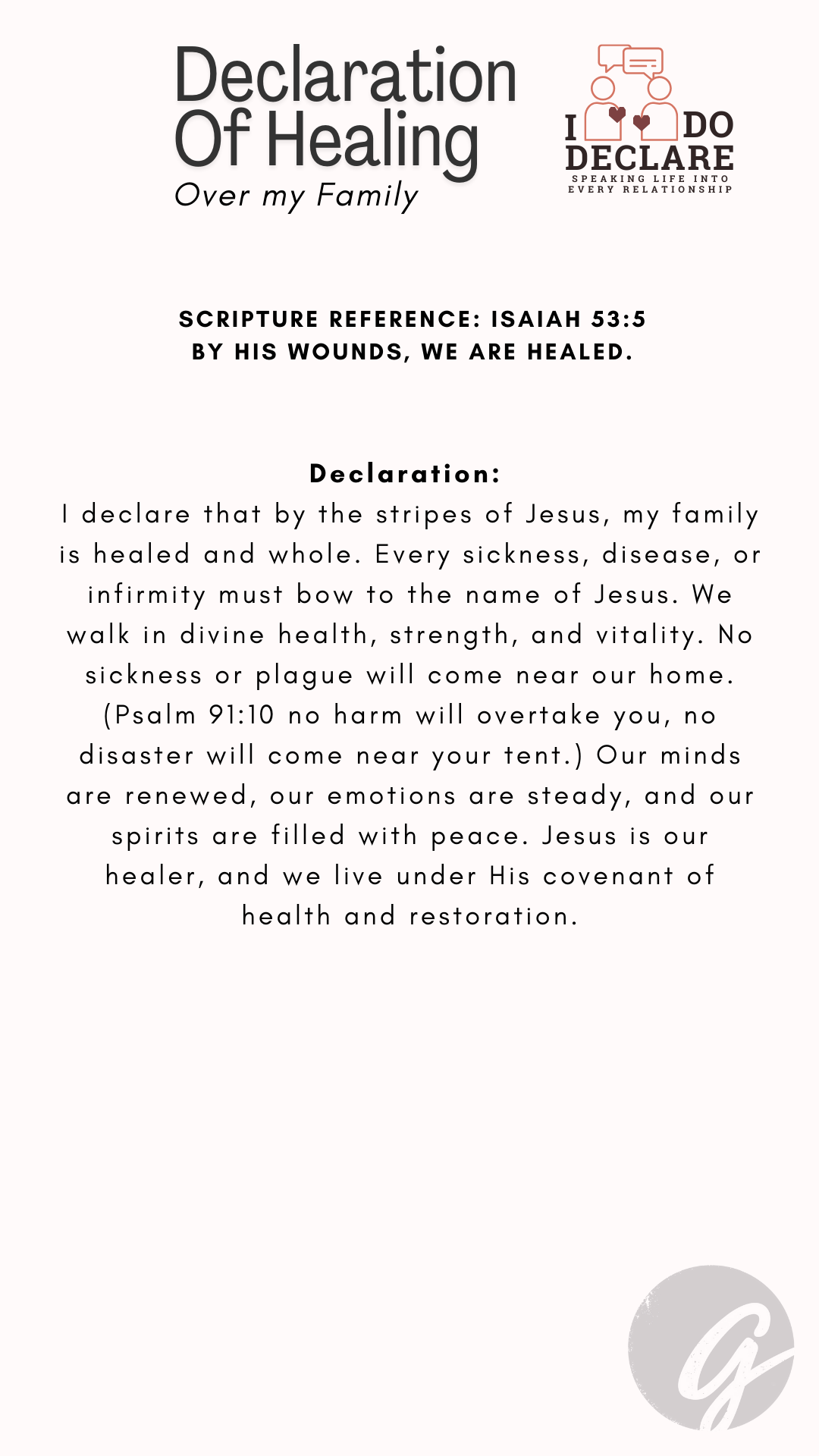 11 D - Healing
